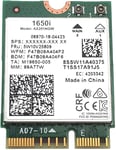 Intel Killer 1650i Wifi kort - M.2 2230 - Wifi 6 + Bluetooth - BULK