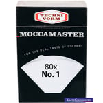 Moccamaster No.1, 80 st vita filter