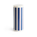 HAY Column Candle blockljus large 25 cm Off white-brown-blue