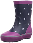 NAME IT My Mini Rubber Boots Girl FO 115, Bottes en caoutchouc non-fourrées, tige haute fille - Multicolore - Mehrfarbig (Purple Cactus Flower), 20 EU