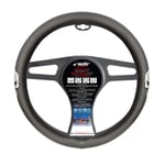 Simoni Racing Rattskydd Silver Skulls Svart konstlader