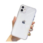 Transparent Camera Protection Phone Case For iPhone 11 Pro X XR XS Max 8 7 Plus SE 2020 Solid Shockproof Hard PC Cover-W-For iPhone 7 Plus
