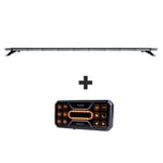 Blixtljusramp Strands Monitum - 12/24V / 144W / 1850 mm, Blixtljusramp + Fjärrkontroll