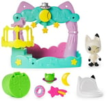 Gabby's Dollhouse, Pandy Paws Dreamy Balcony Playset, 8-Pieces with Toy Figures, Doll’s House Accessories and Sensory Play, Kids’ Toys for Girls and Boys 3+