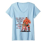Womens Ska And Pro Wrestling Are The Only Legitimate Forms Of Art V-Neck T-Shirt