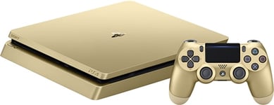 Playstation 4 Slim Console, 500GB Gold (With 1 Pad), Unboxed