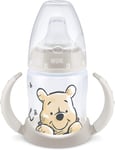 NUK First Choice+ Learner Cup 1 count (Pack of 1), Winnie-the-Pooh (White) 