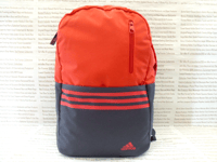 ADIDAS Versatile Backpack Mens Teens Rucksack Striped Canvas Shoulder Bags BNWT
