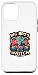 Coque pour iPhone 14 Big Bro's Watch Funny Sibling Cartoon Style Elephants S12