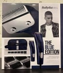 BaByliss Men The Blue Edition Professional Hair Clipper & Trimmer Gift Set BNIB