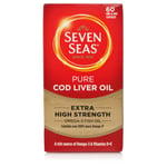 Seven Seas Extra High Strength Omega-3 Cod Liver Oil - 60 Capsules x 3
