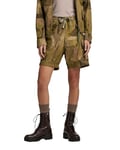 G-STAR RAW Women's Cargo Shorts, Multicolour (safari watercolor camo D22899-D386-D940), 23