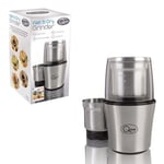 Quest Wet And Dry One Touch Grinder Spice Coffee Kitchen Food Processor 80g 200W