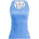 Swix RaceX Light Singlet Dame Cloud Blue/Bright White, XL