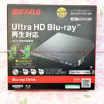BUFFALO UHD BD compatible portable Blu-ray drive black BRUHD-PU3-BK 42762 JAPAN