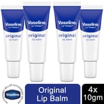 2x or 4x 10g Vaseline Lip Therapy Lip Balm Moisturising Original or Rossy Tinted