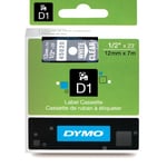Dymo Labelmanager 280 + Softcase Dymo D1 Tape Hvit På Klar 12mm (7m ) S0720600 45020 (Kan sendes i brev) 50335063