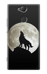 Wolf Howling at The Moon Case Cover For Sony Xperia XA2