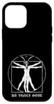 Coque pour iPhone 12 mini Da Vinci Goat Baphomet Vitruvien Satan Diable Occulte Magick