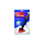 Vileda Replacement Cleaning Cloths for Hot Spray & Steam Cleaner, 2 Piece, White (146576) -