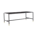 Venture Design Dipp soffbord Svart 130 x 60 cm