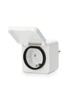SmartLife Smart Plug Zigbee 3.0, IP44, Effektmåler, 3680 W, Type F (CEE 7/7), Hvid