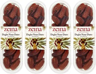 Zeina Pitted Deglet Nour Dates (4 X 200G) - Gluten Free and Vegan Approved Tunis