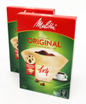 Genuine Original Melitta 1 x 4 Filter Paper Coffee Machine 2 BOXES OF 40 80086X2