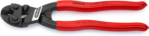 Knipex CoBolt® Coupe-boulons compact noire atramentisée, gainées en plastique 200 mm 71 41 200