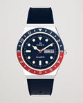 Timex Q Diver 38mm Rubber Strap Blue/Red