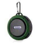 H20 OutDoor - Vattentät Bluetooth Högtalare till Badet/utomhus Grön