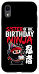 Coque pour iPhone XR Ninja, thème japonais pour sœur de l'anniversaire