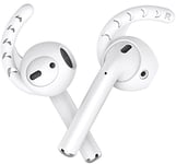 innoGadgets® EarPlugs 2-Set | Embout compatible avec AirPods - Maintien inébranlable - Empêche de tomber | Silicone souple - Parfait pour les loisirs et le sport | Blanc