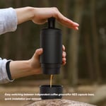 Travel Manual Coffee Maker For Gusto Capsules Ground Coffee Hand Coffee Make