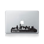 Boston City Skyline Vinyl Decal for Macbook (13/15) or Laptop