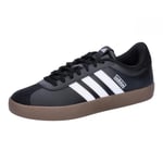 adidas Men's VL Court Sneakers, Core Black Cloud White Gum, 10.5 UK