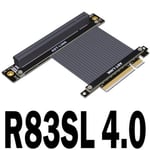 35cm R83SL 4.0 Câble d'extension PCIE 4.0 X8 à X16 PCI-e 8x 16x, carte graphique de serveur 4.0, carte graphique GTX3080ti RX5700xt PCIE 4.0 Gen 4 Nipseyteko