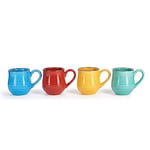 La Cafetière Mysa Brights Espresso Mugs, Set of 4, Ceramic, Blue (LCBRESPRESS4PC)
