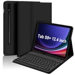 Skyddsfodral med tangentbord för Samsung Galaxy Tab Samsung Galaxy Tab S7 FE 5G 12.4
