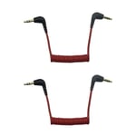 2X Replacement 3.5mm TRS to 3.5mm TRRS Adapter Cable for  RODE Sc7 By4624