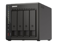 QNAP TS-453E - NAS-server - 4 fack - 16 TB - SATA 6Gb/s - HDD 4 TB x 4 - RAID RAID 0, 1, 5, 6, 10, 50, JBOD, 60 - RAM 8 GB - 2.5 Gigabit Ethernet - iSCSI support