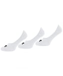 Under Armour 3-Pack Mens White Ultra Low Socks - Size X-Large
