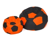 Sako taske puf Ball sort-orange XXL 140 cm