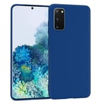 MAU Case for Samsung Galaxy S20 Back Case Cover, Slim Lightweight Colourful Soft Case Mobile Phone Protection Anti Slip Silicone Gel Case - Navy Blue