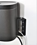 Wall Mount Wall Bracket FOR Sonos Play 1 Swivel Adjustable (Black)
