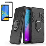 Casebuff Samsung Galaxy J6 Phone Case and Screen Protector – shockproof case for J6 2018 (Black)