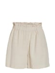 Viprisilla H/W Paberbag Shorts Bottoms Shorts Casual Shorts Cream Vila