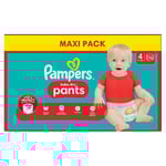 Pampers Baby-Dry Byxor, storlek 4 Maxi 9-15 kg, Pack (1 x 90 byxor)