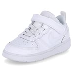 Nike Mixte Court Borough Low 2 Big Kids Shoe, White, 37.5 EU