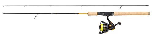 Abu Garcia Cardinal® PRO Spinning Combo, Fishing Rod and Reel Combo, Spinning Combos, Spin Casting Lure Setup for Predator Fishing,Pike/Perch/Zander, Unisex, Black/Gold, 1.83m | 5-25g